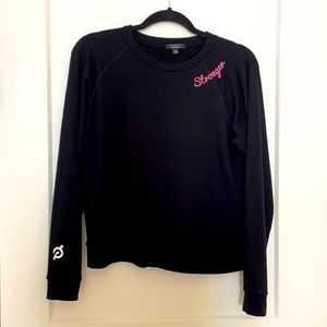 Peloton x Beyond Yoga “Stronger” sweatshirt
